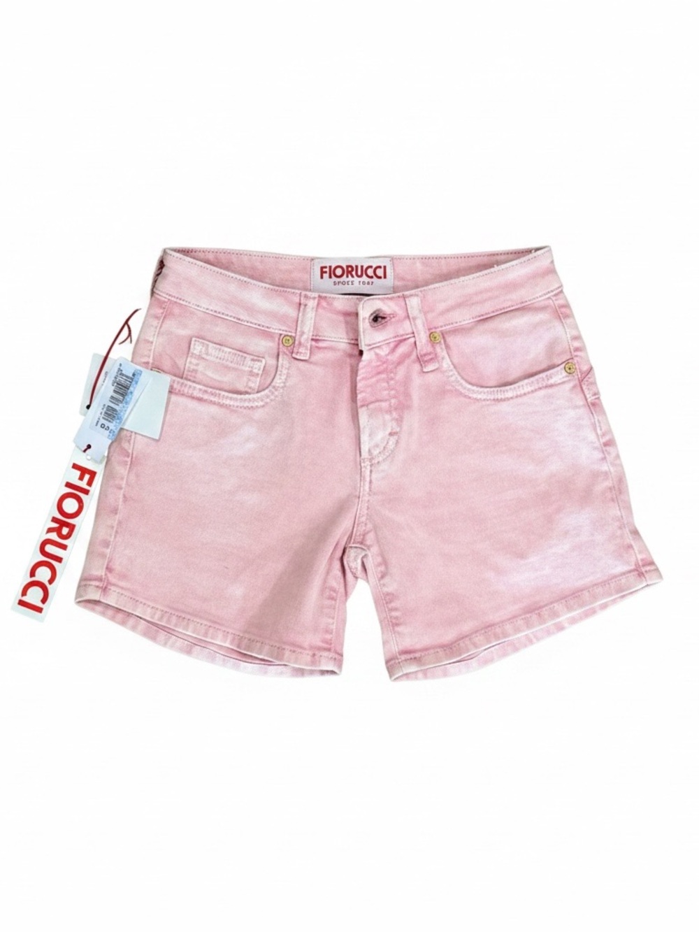 Fiorucci Pastel Pink Denim Shorts size 25. Fits so good!!